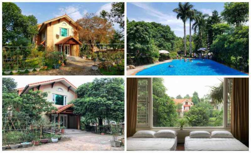 10 Villa homestay Hòa Lạc ngoại thành Hà Nội “chất phát ngất” ai cũng mê 